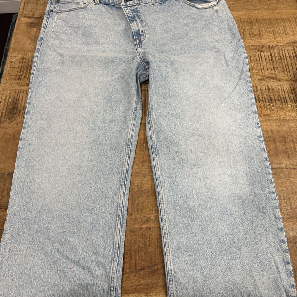 Abercrombie & Fitch 90s Relaxed Jean HighRise Straight‎ Jean Women’s Size 36/32 - Picture 5 of 10